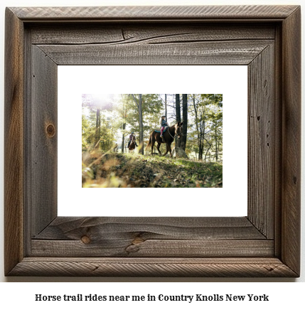 horse trail rides near me in Country Knolls, New York